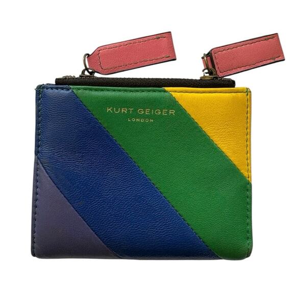 Kurt Geiger Colorblock Mini Wallet - Picture 1 of 3